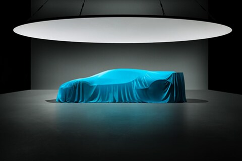 Bugatti Divo onder doek