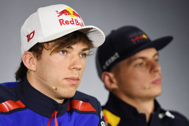 Pierre Gasly Max Verstappen (foto ANP)