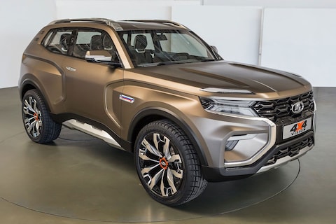 Lada 4x4 Vision steelt show in Moskou