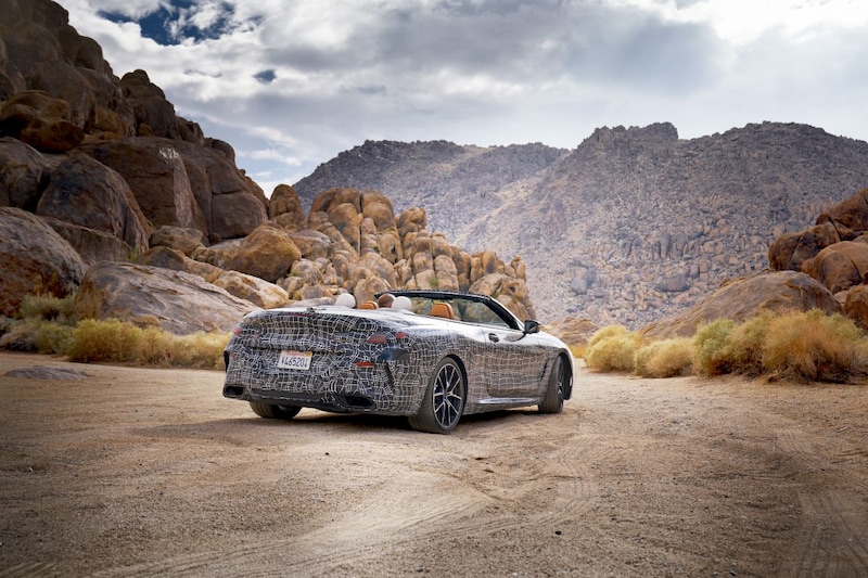 BMW 8-serie cabrio teasers