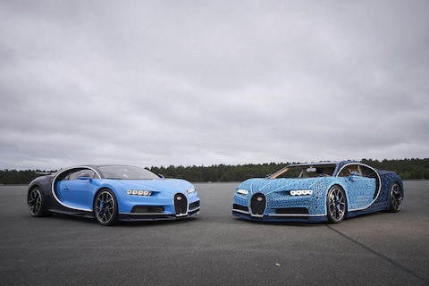 Levensgroot: Bugatti Chiron van Lego