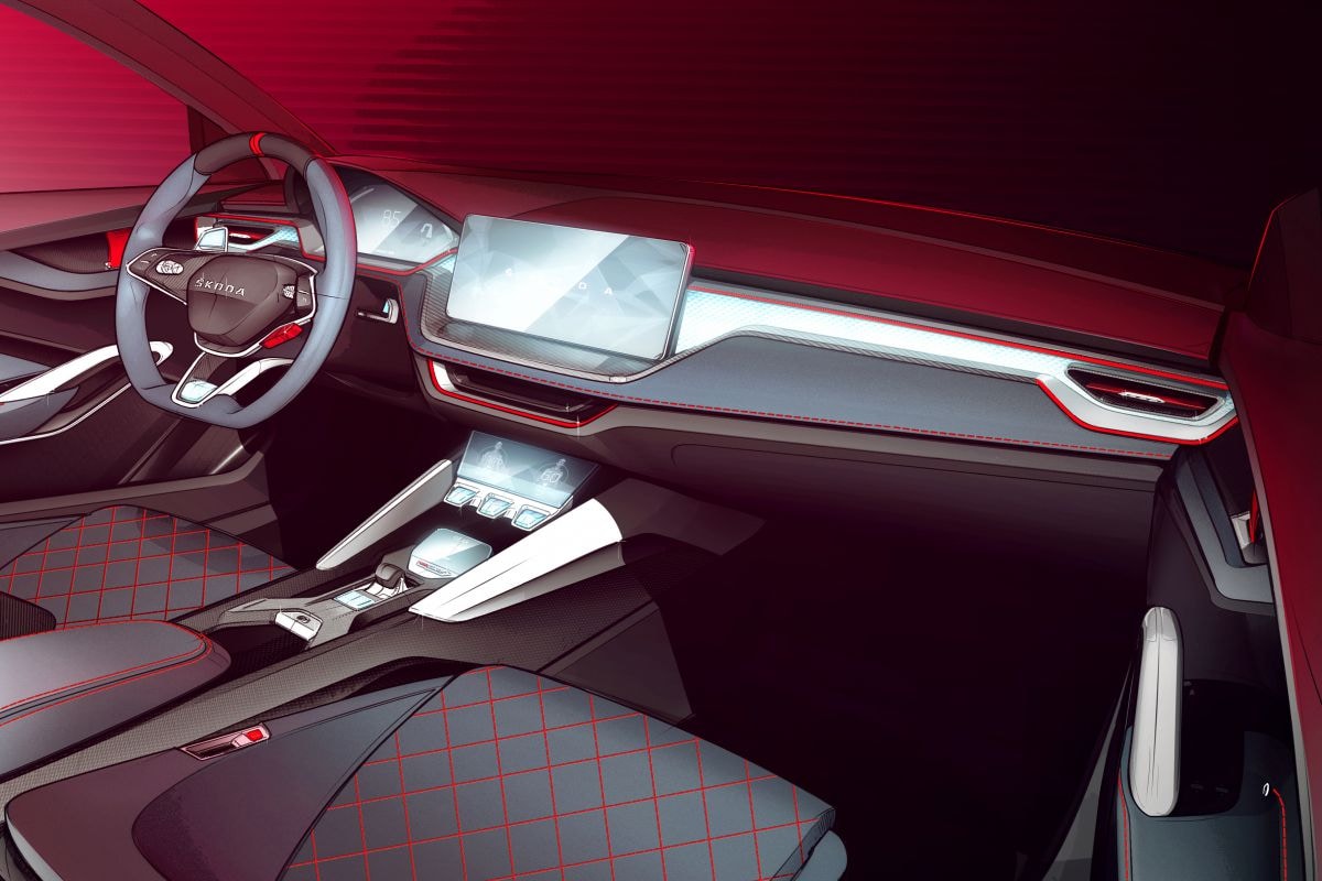 Skoda Vision RS teaser
