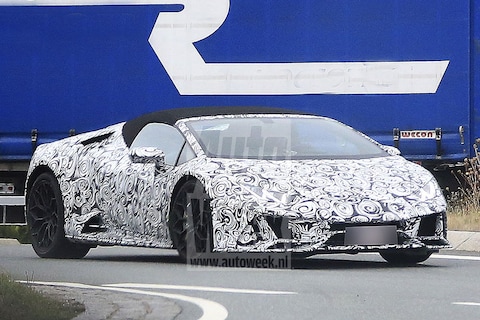 Lamborghini Huracán Spyder en Audi R8 Spyder 