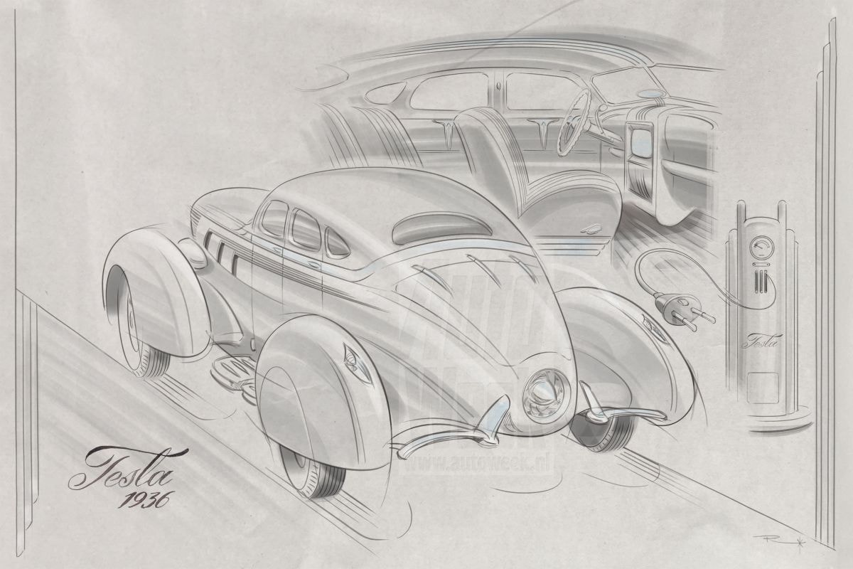 Tesla Model S 312 1936 Ruben Ooms