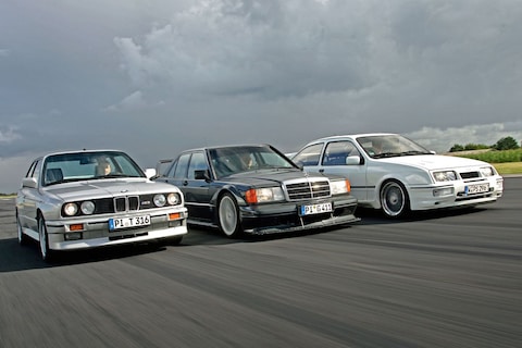 DTM-helden: BMW M3 - Mercedes 190 Evo II - Ford Sierra Cosworth