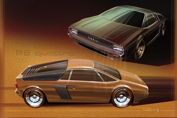 Audi R8 1983 Ruben Ooms zijn tijd vooruit