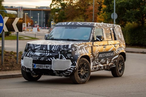 Gesnapt: nieuwe Land Rover Defender