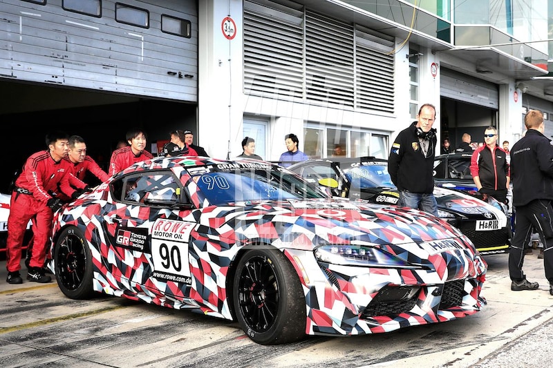 Toyota Supra spyshots Nordschleife