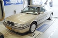 Rover 827 SI op de rollenbank
