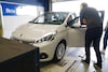 Peugeot 208 op de rollenbank