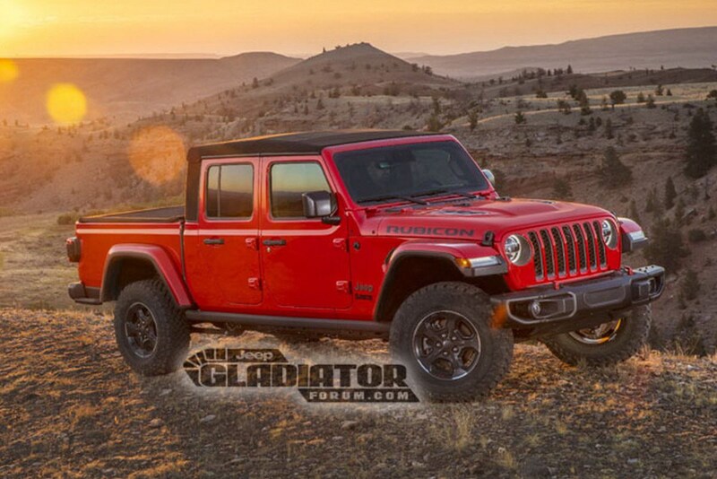 Jeep Gladiator gelekt