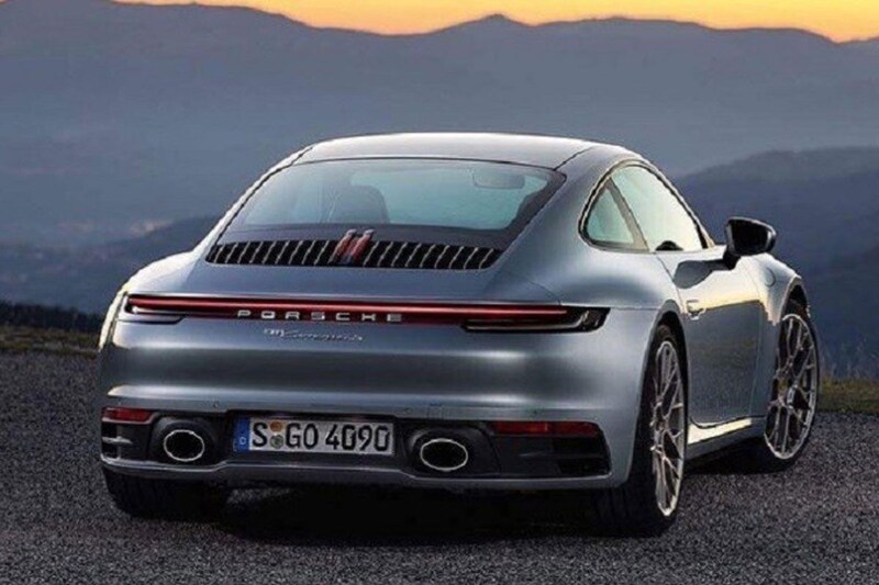 Porsche 911 992 gelekt