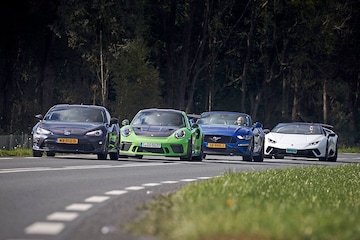 Hoogtoerige sportwagens