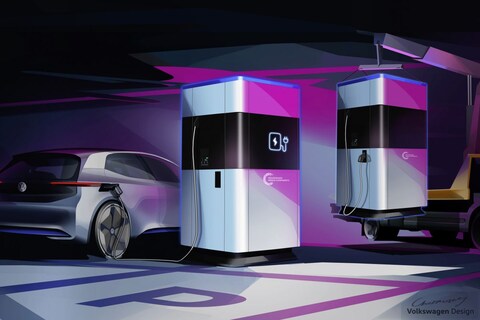 Volkswagen toont glimp van mobiel laadstation