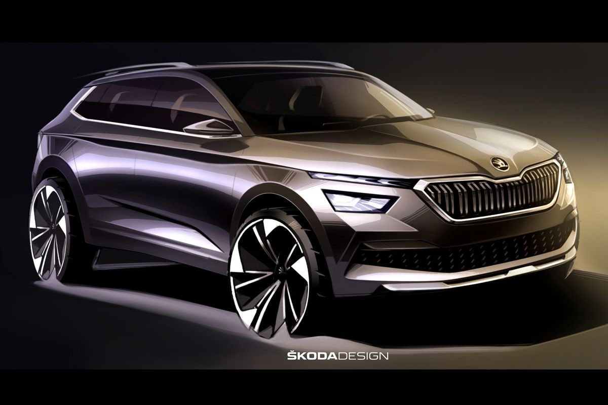 Skoda Kamiq schets