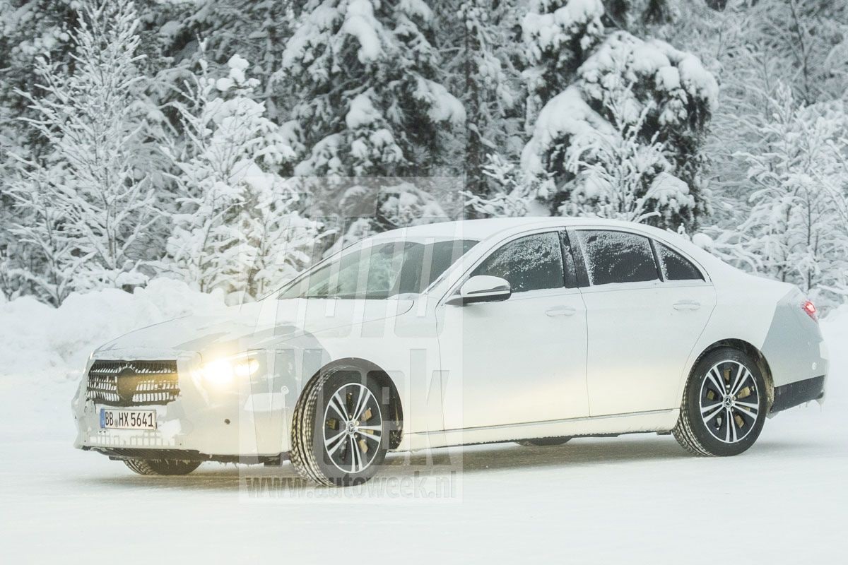 Mercedes-Benz E-klasse facelift spyshots