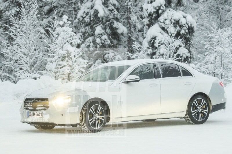 Mercedes-Benz E-klasse facelift spyshots
