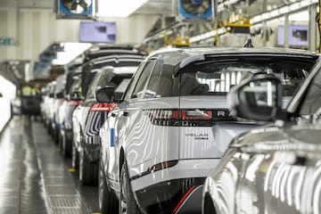 Jaguar Land Rover JLR productie fabriek