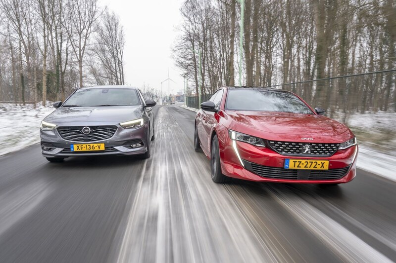 Peugeot 508 Opel Insignia dubbeltest