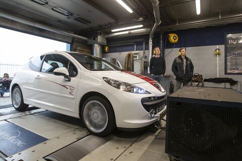 Peugeot 207 1.6 16v Le Mans - Op de Rollenbank