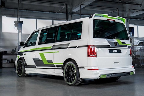 Volgehangen Volkswagen e-Transporter naar Genève