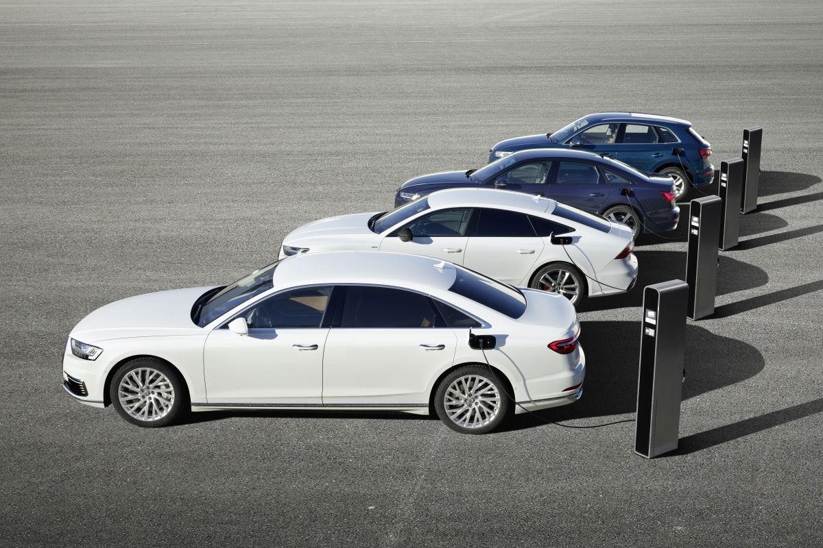 Audi Q5, A6, A7 en A8 plug-in