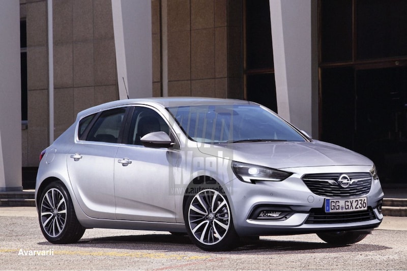 Opel Corsa blik to the future illustratie