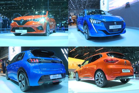 Peugeot 208 vs. Renault Clio - Genève 2019 Special
