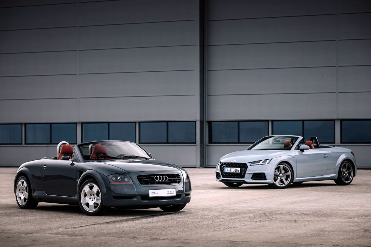 Audi TT eerste en derde generatie