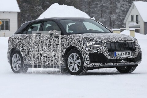 Elektrische Audi Q2 betrapt
