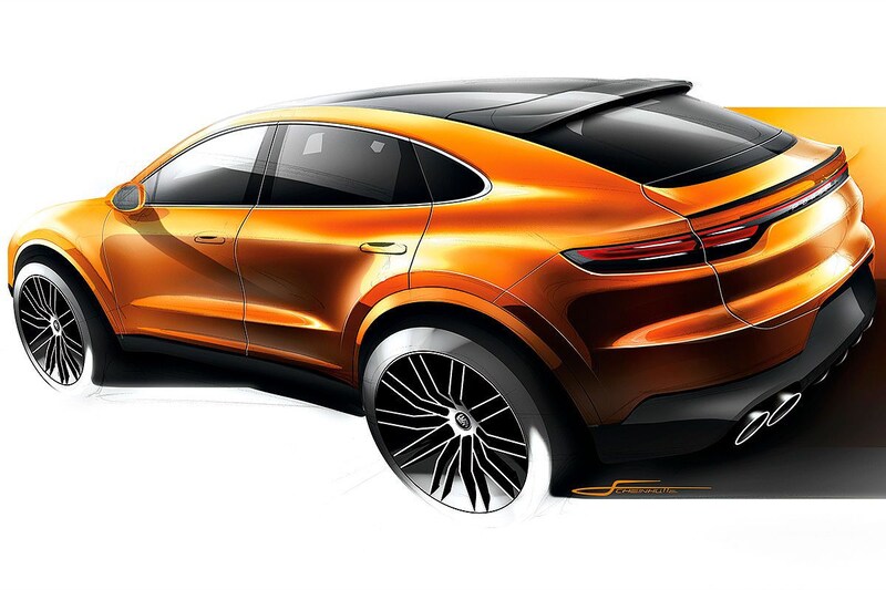 Porsche Cayenne Coupé schets