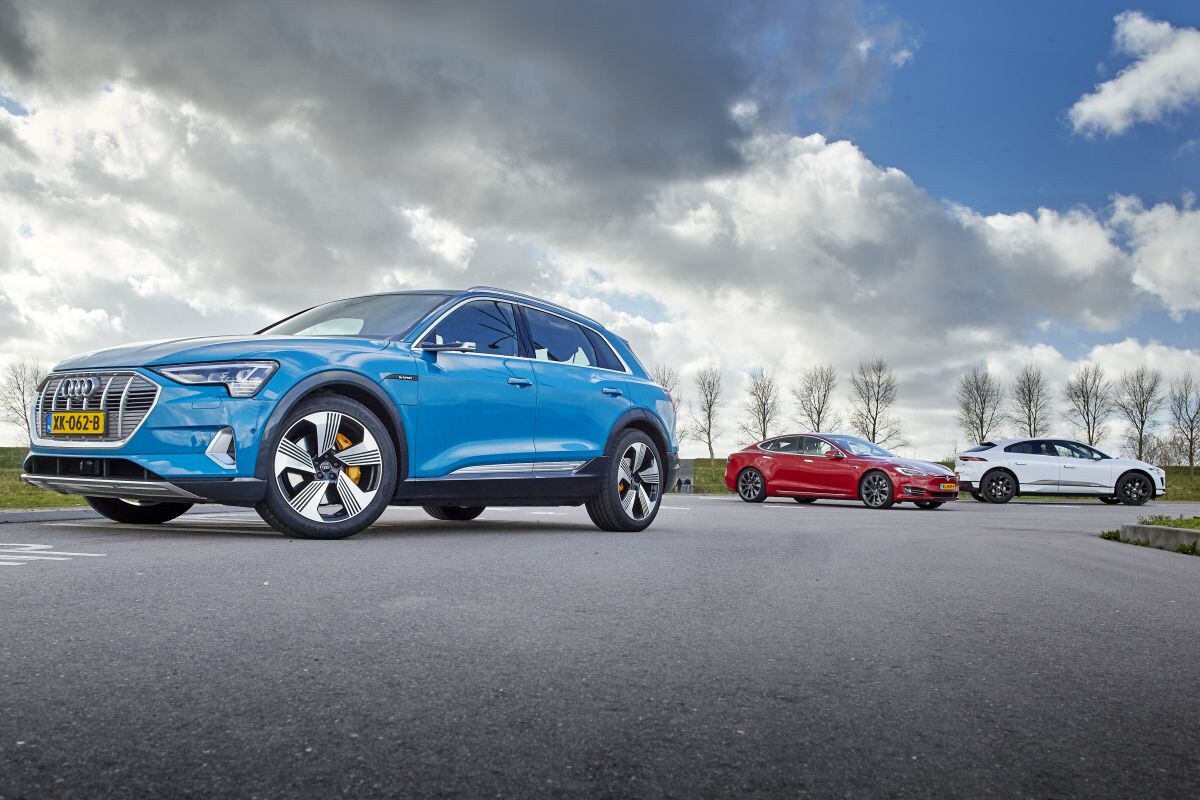 Elektrische auto EV I-Pace E-Tron Model S