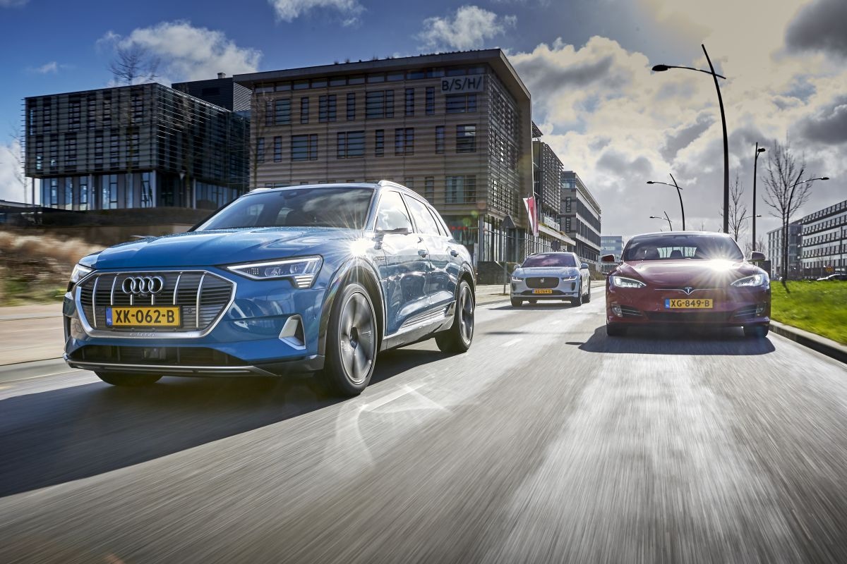 Elektrische auto EV I-Pace E-Tron Model S