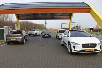 Laadpalen Fastned Jaguar I-Pace praktijk EV snella