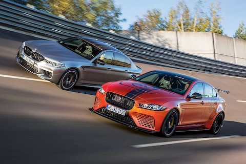 Test: BMW M5 Competition - Jaguar XE Project 8