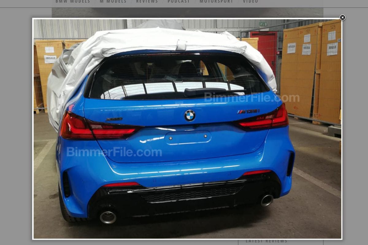 BMW 1-serie gelekt M135i