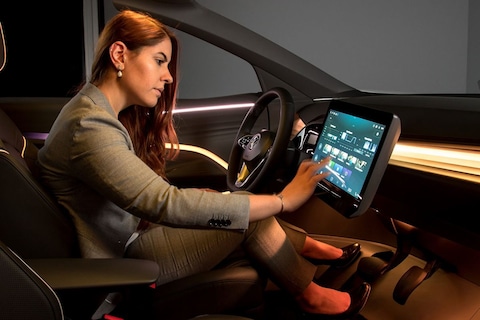 Volkswagens UX-design lijkt op Tesla's dashboard