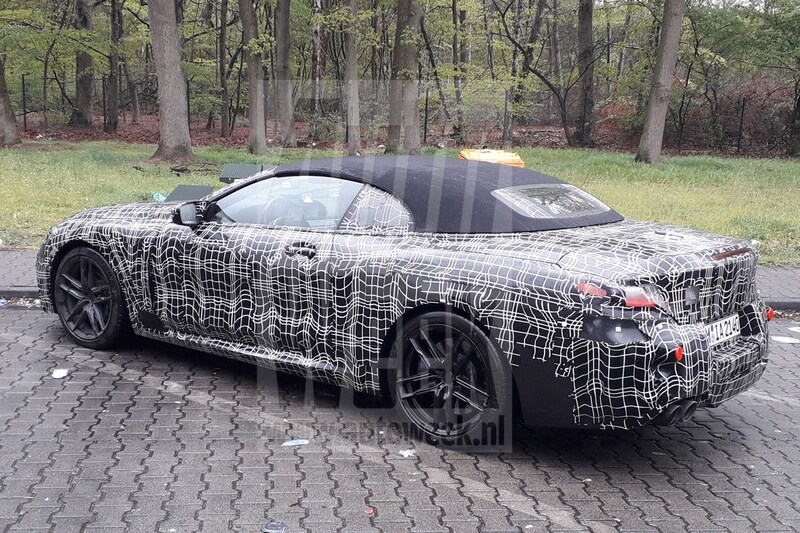 BMW M8 Cabrio Spyshots