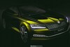 Skoda Superb schets