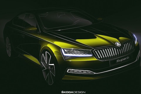 Skoda schetst vernieuwde Superb