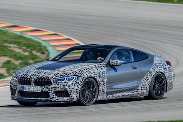 BMW M8 spyshots