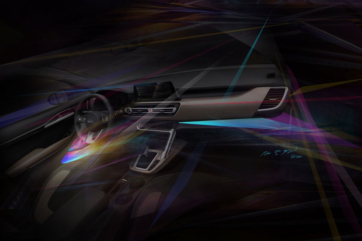 Kia interieur teaser compacte SUV