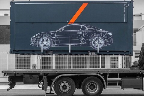 Alpine teast nieuwe versie A110