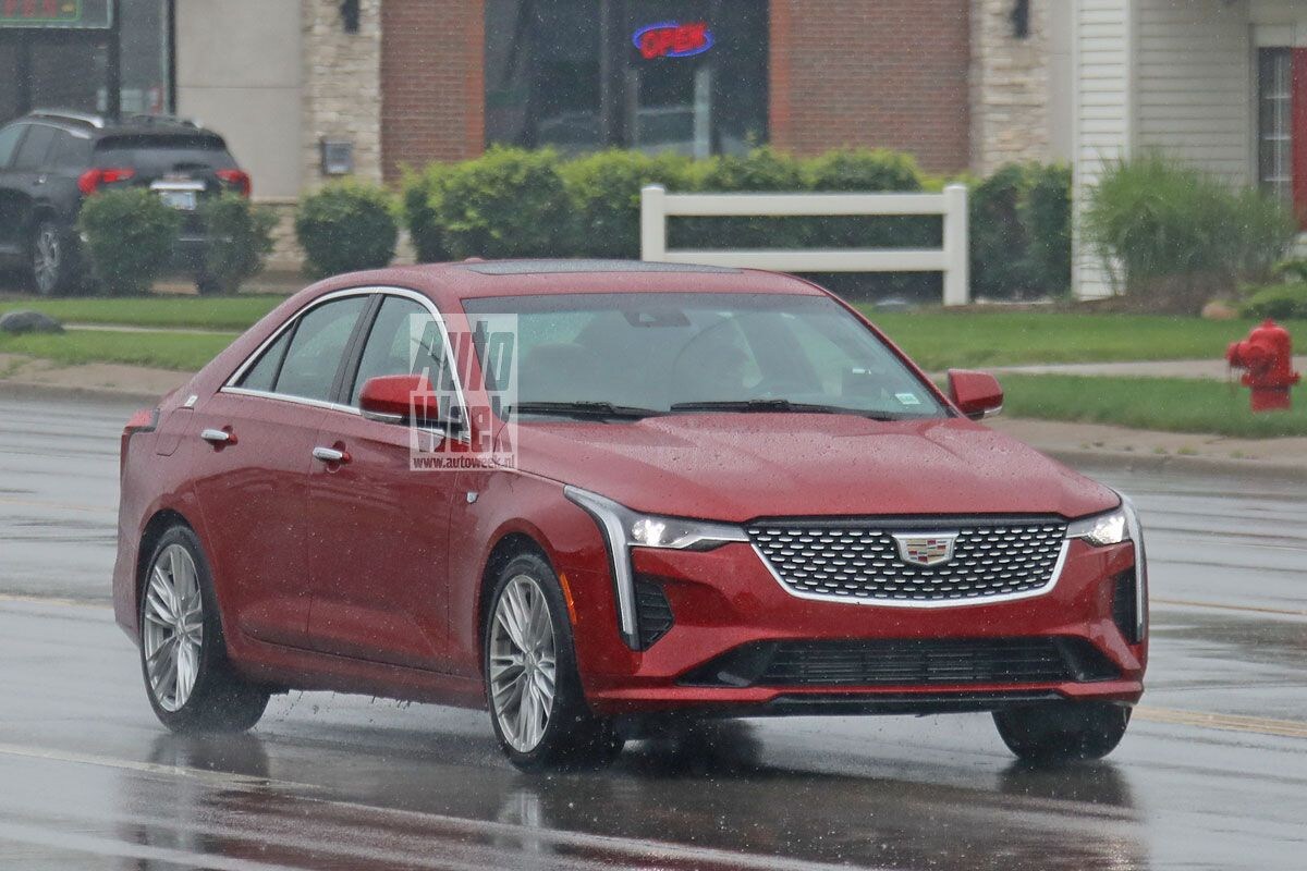 Cadillac CT4 spyshots