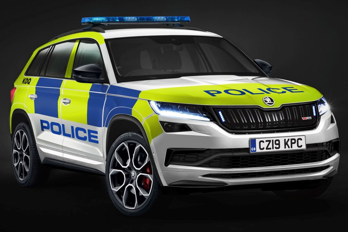 Skoda Kodiaq vRS politie UK