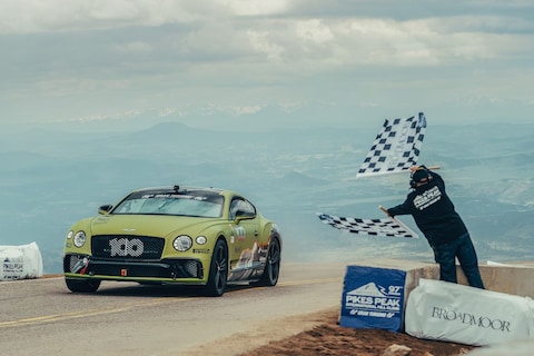Bentley Continental GT snelste productiemodel op Pikes Peak