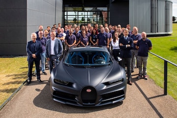 Bugatti Chiron 110 Ans mijlpaal
