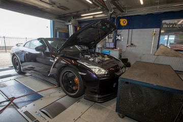 NIssan GT-R Spec V P700 Op de Rollenbank