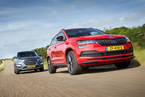 Hyundai Tucson 1.6 T-GDI - Skoda Karoq 2.0 TSI - Vergelijkende Test