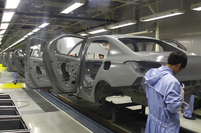 PSA Dongfeng Wuhan China fabriek 